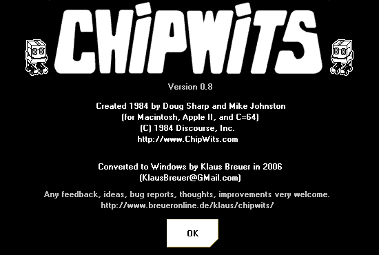 ChipWits About Box